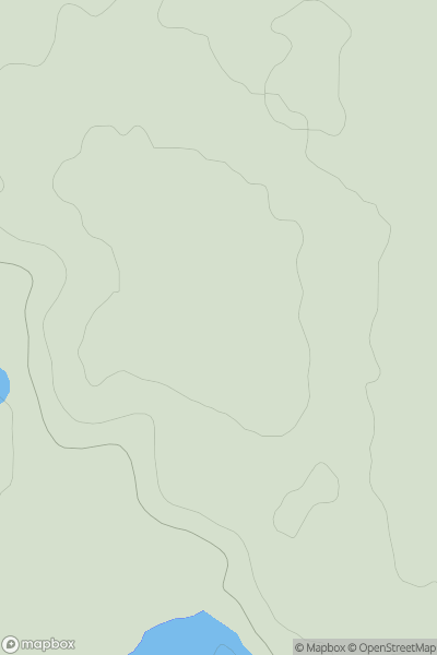 Thumbnail image for Gibbet Hill [Central Pennines] showing contour plot for surrounding peak